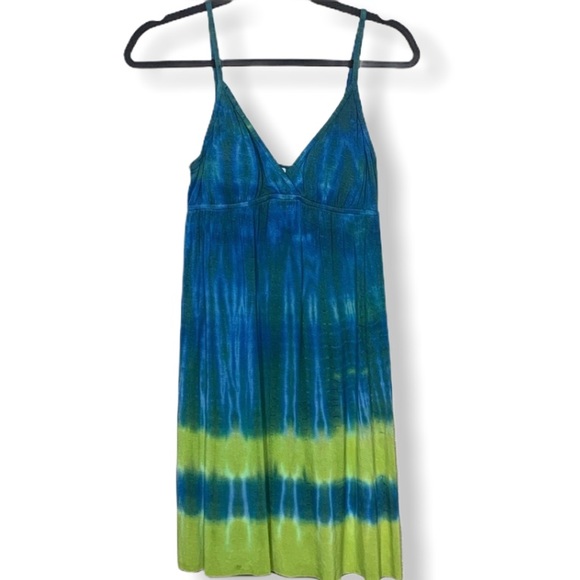 Lucky Brand Dresses & Skirts - Lucky Brand Tie Dye Tank Mini Dress/Swim Cover Up